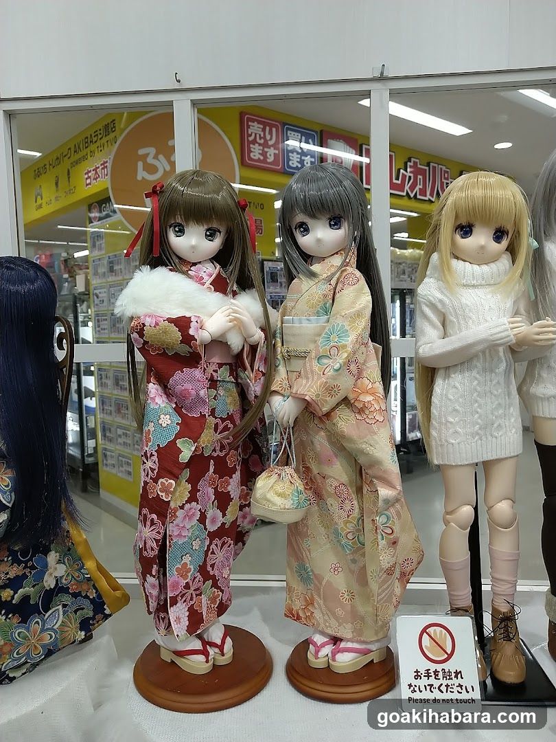 Doll Display in Store Window
