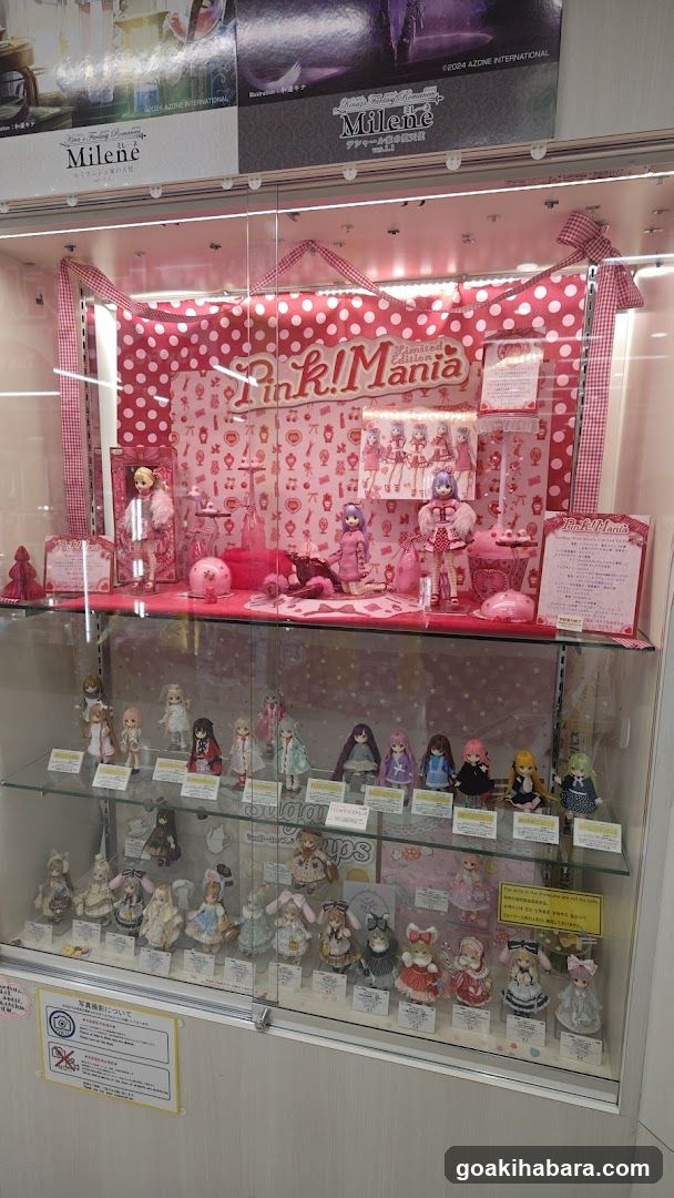 Pink! Mania Doll Display