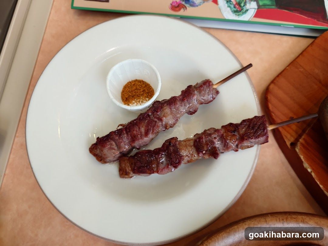 Grilled Meat Skewers with Seasoning