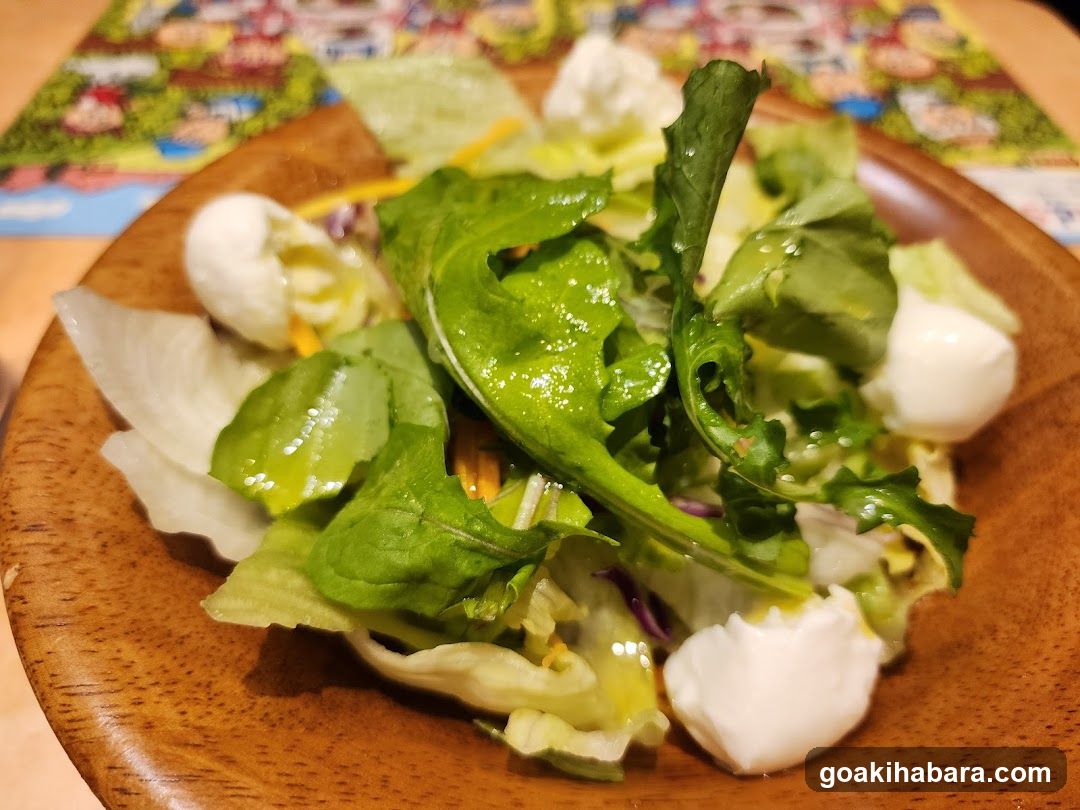 Salad with Arugula and Mozzarella