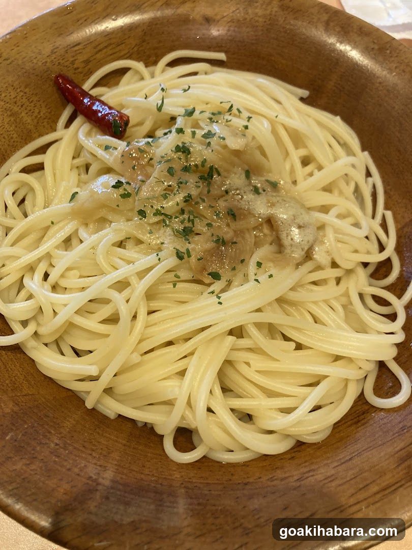 Spaghetti with Garlic and Chili