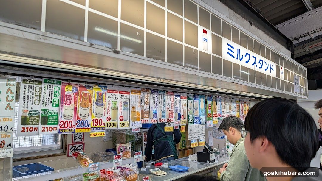 Milk Stand Interior View