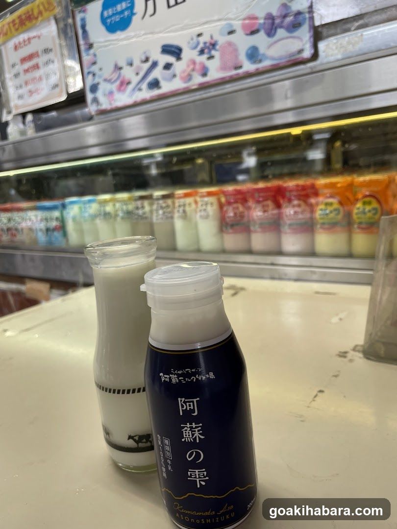 Milk and Yogurt Display
