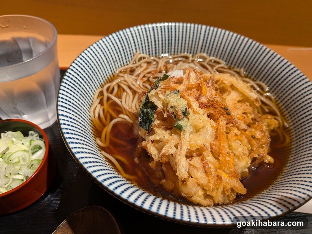 Soba with Tempura Topping