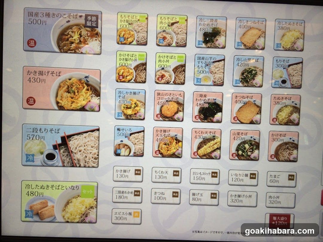 Noodle Menu Board
