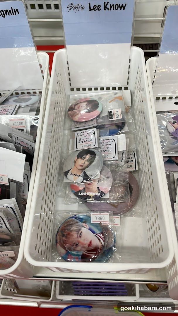K-pop merchandise display