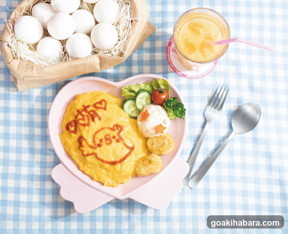 Breakfast with Omelette and Eggs