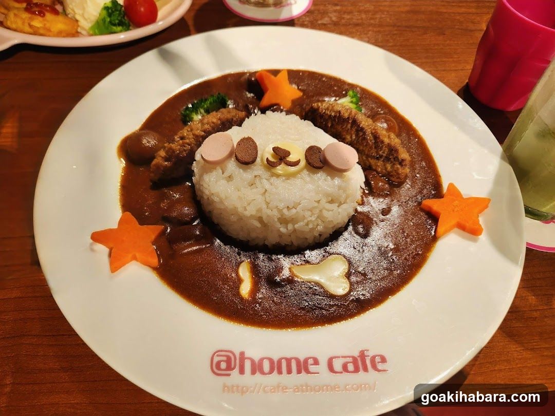 Cute Bear Curry Rice at @home cafe