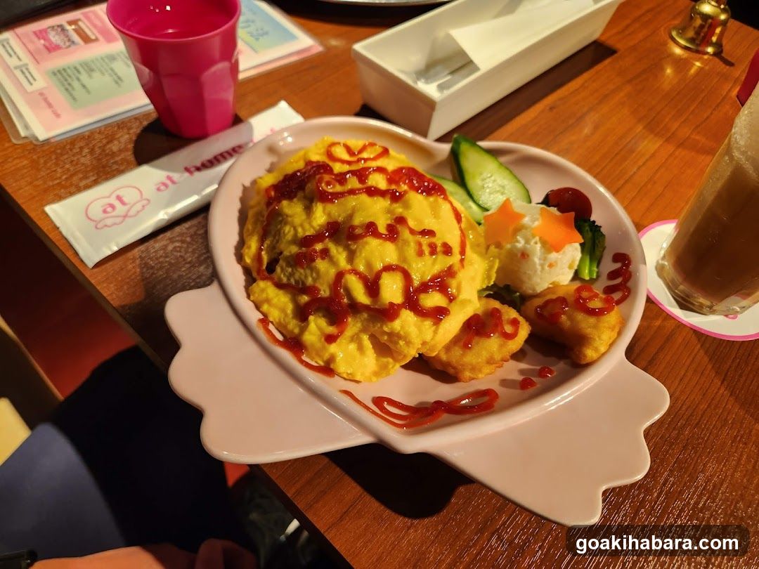 Breakfast with Omelette and Side Dishes