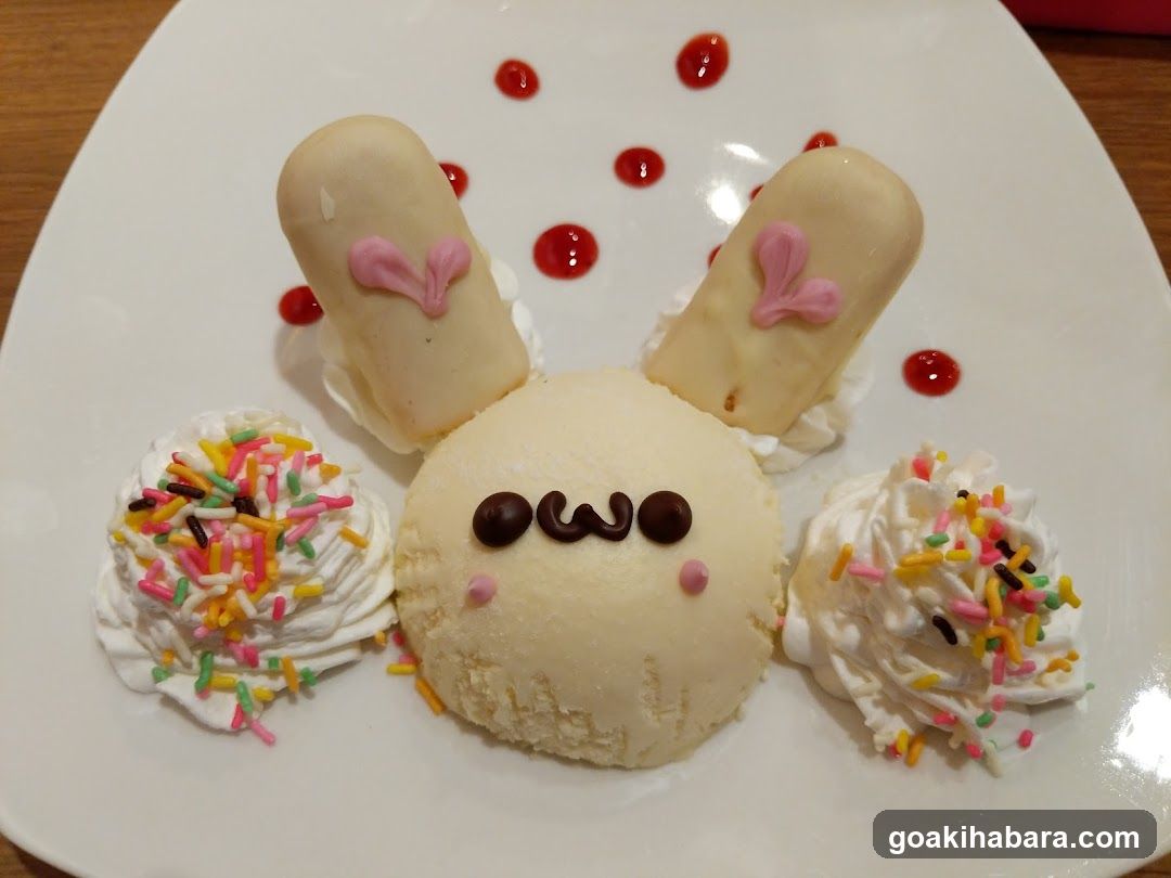 Rabbit Ice Cream Dessert
