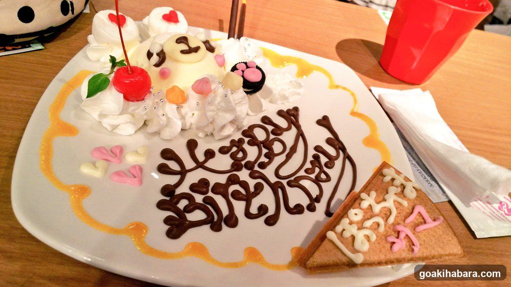Birthday Dessert Plate
