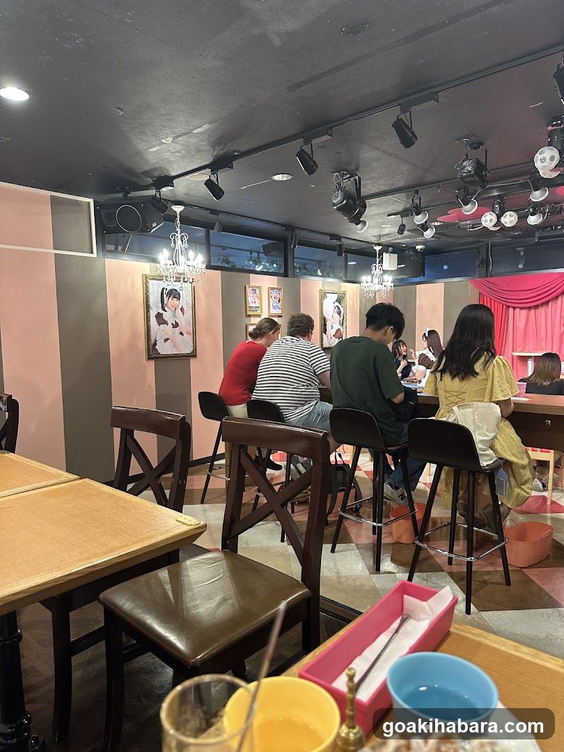 Interior of a cozy restaurant or cafe