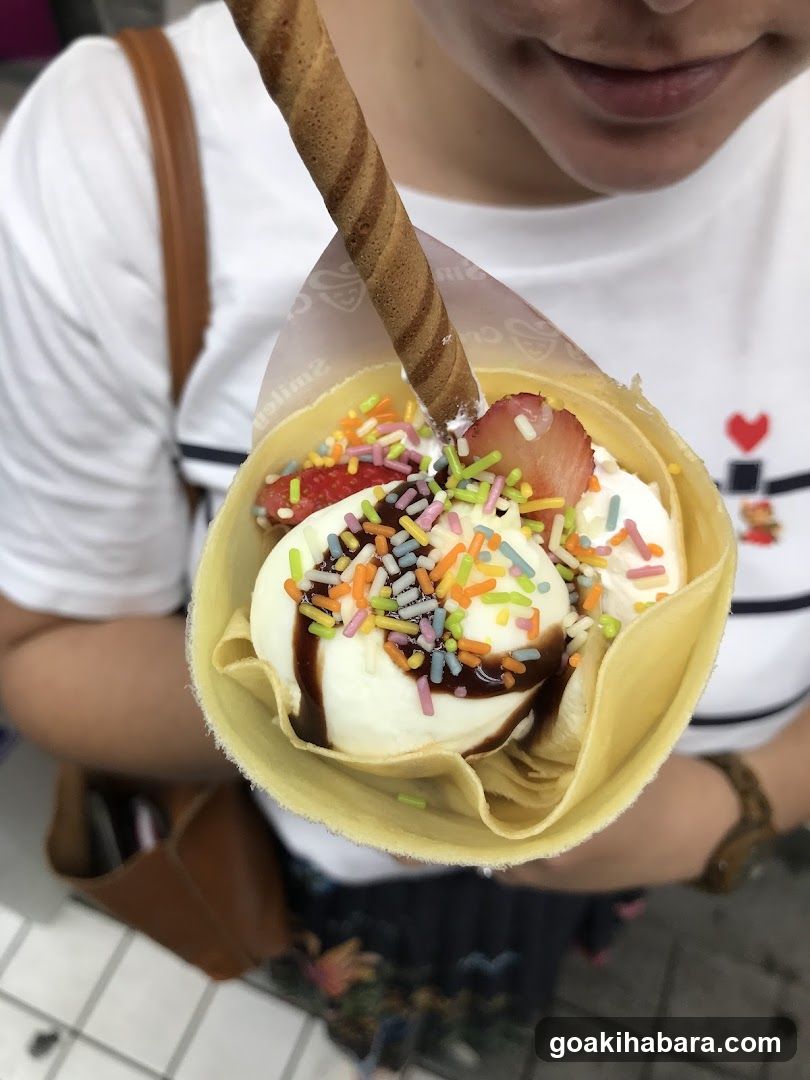 Ice Cream Cone with Sprinkles