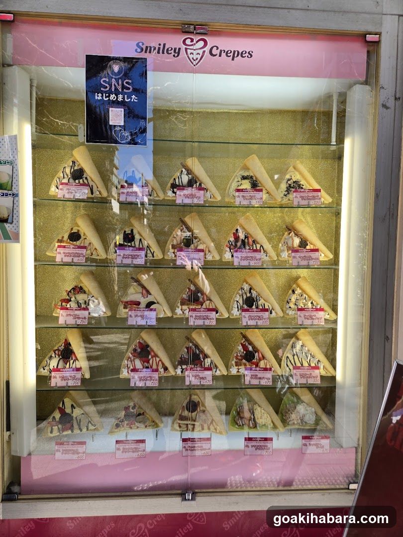 Smiley Crepes Display Case