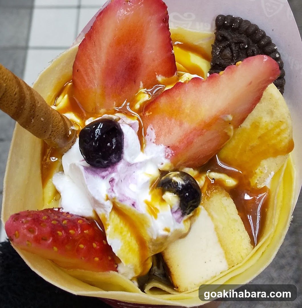 Fruit Crepe Dessert