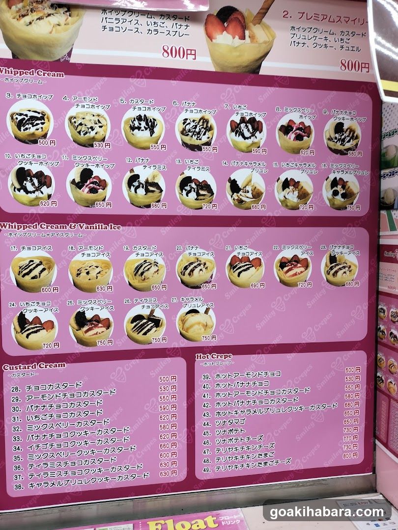Dessert Menu Board