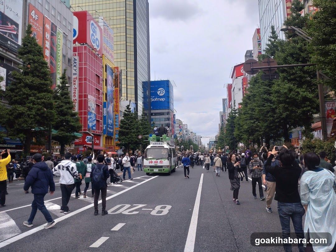 Crowded Street in Japan