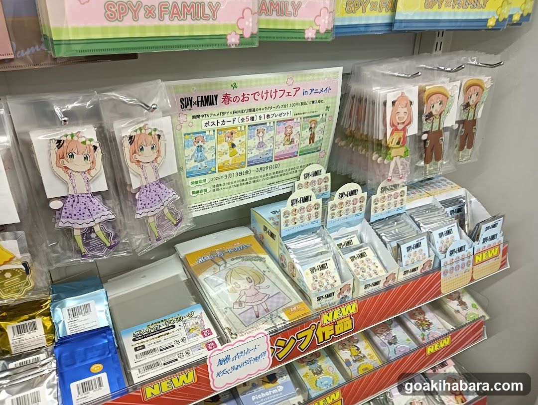 SPY x FAMILY Merchandise Display