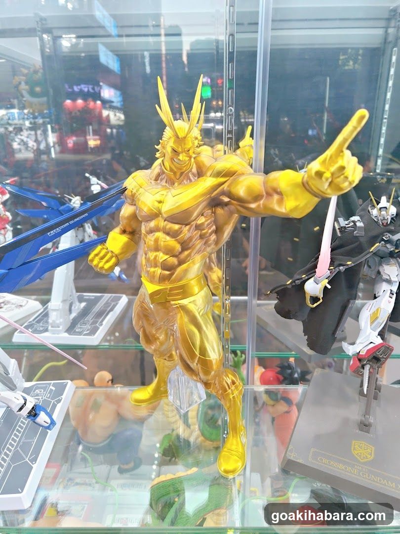 Golden Action Figure Display