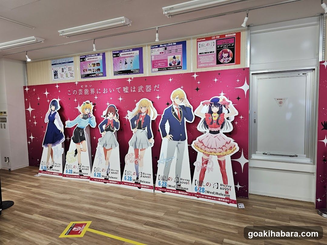 Anime Character Cutout Display