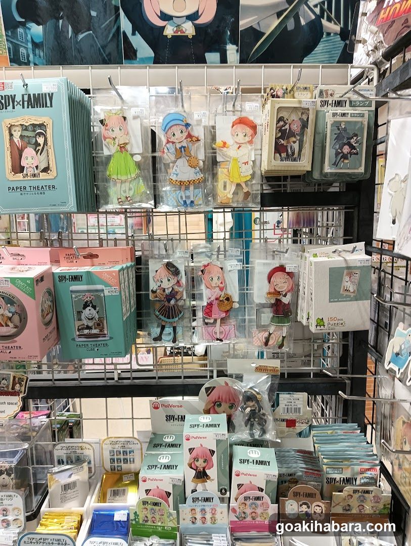 Spy x Family Merchandise Display
