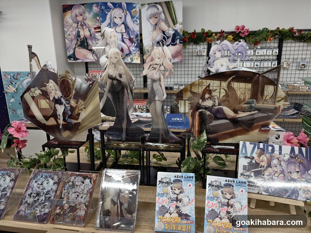 Azur Lane Merchandise Display