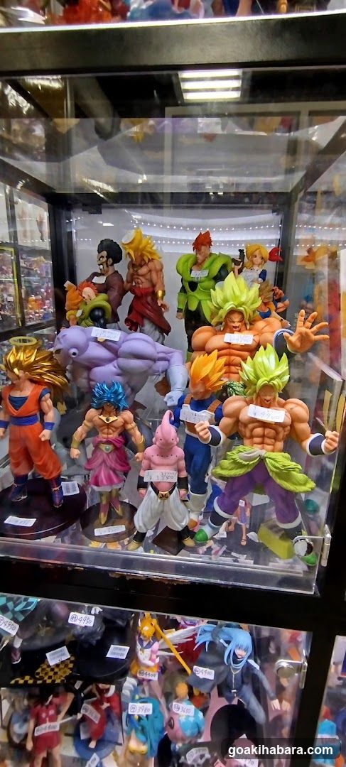 Dragon Ball Z Action Figures Display