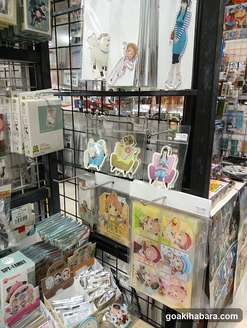 Anime Merchandise Display
