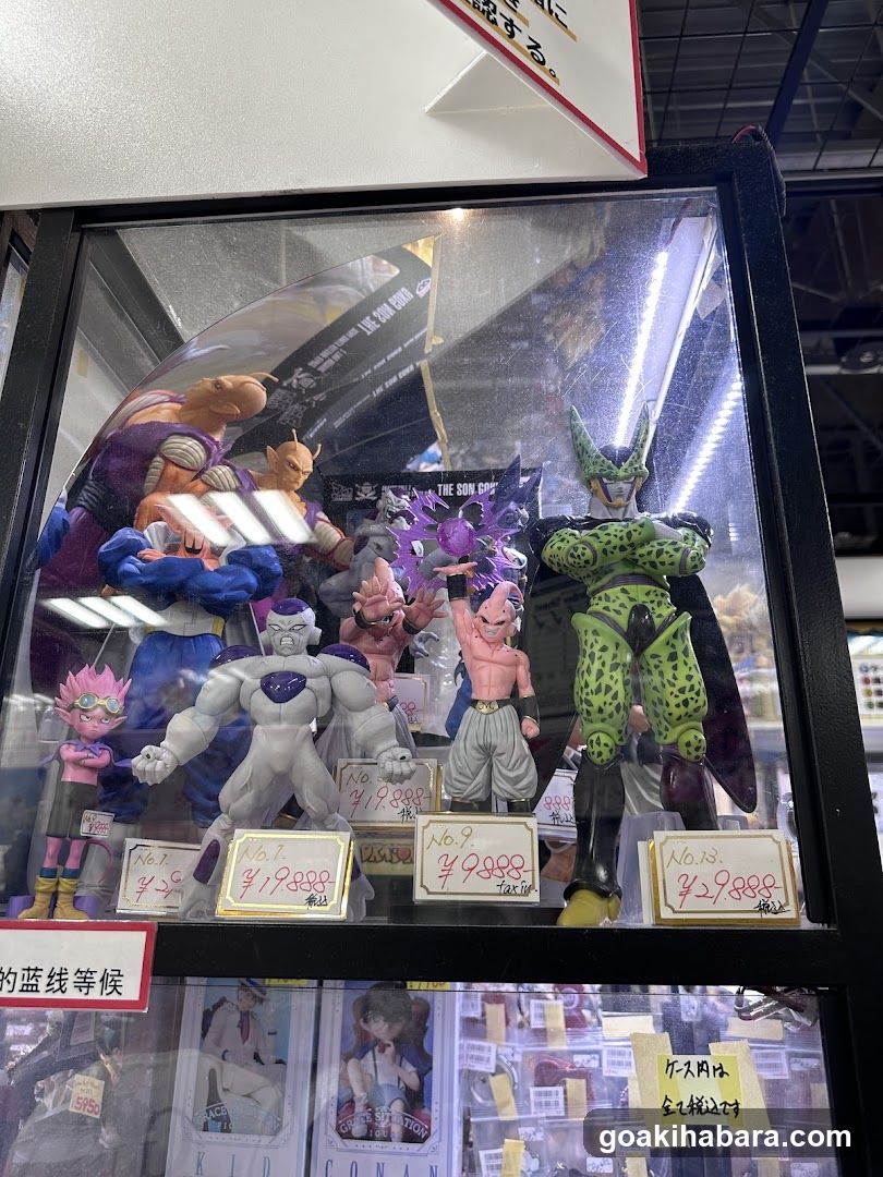 Dragon Ball Z Action Figures Display