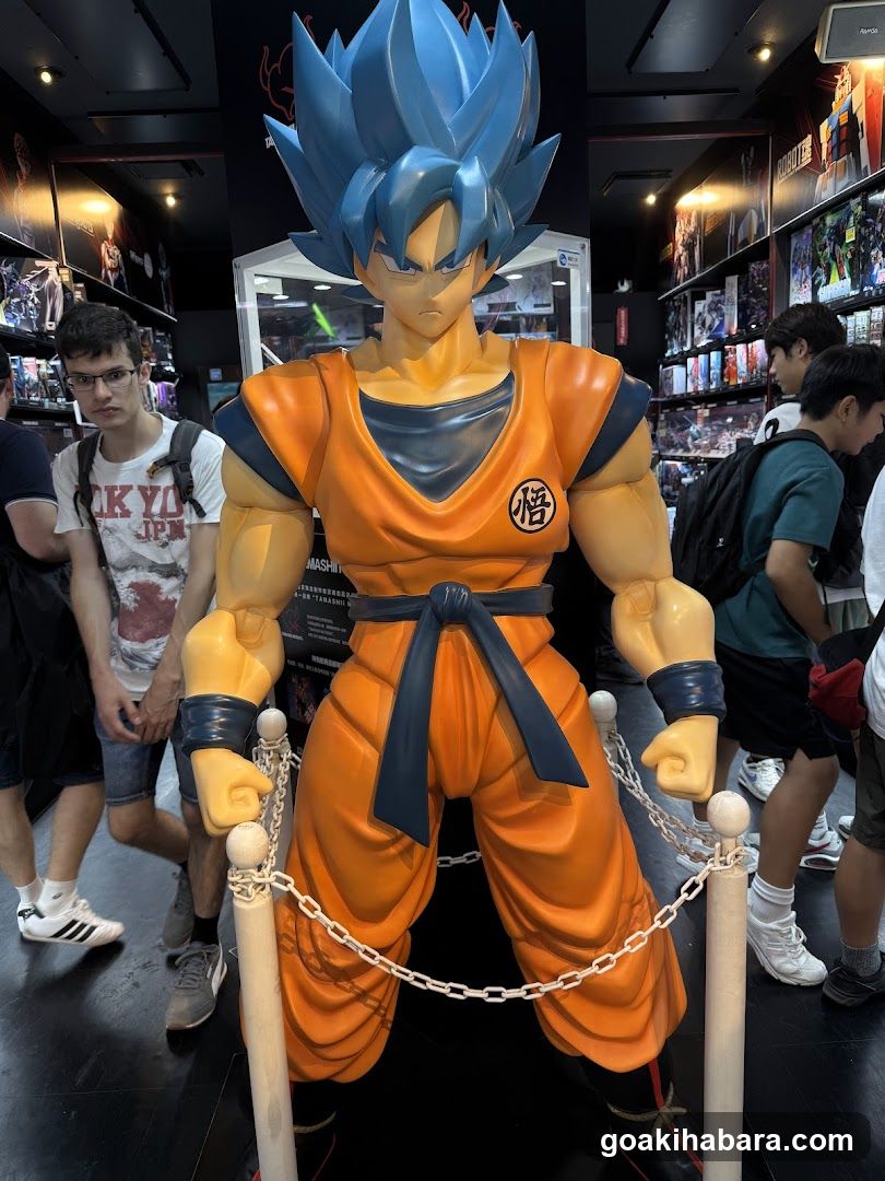 Dragon Ball Z Super Saiyan Blue Goku Statue