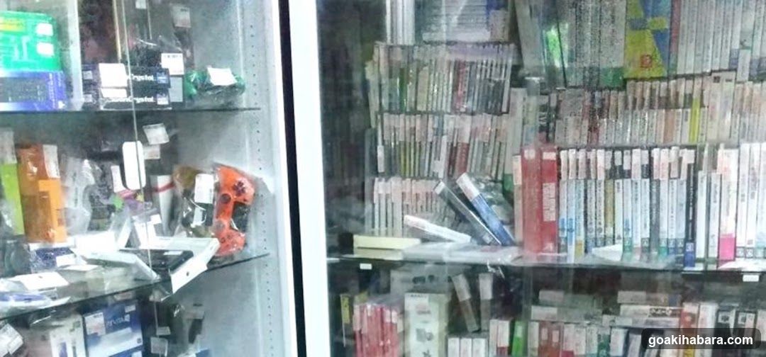 Store Interior with Merchandise and Books