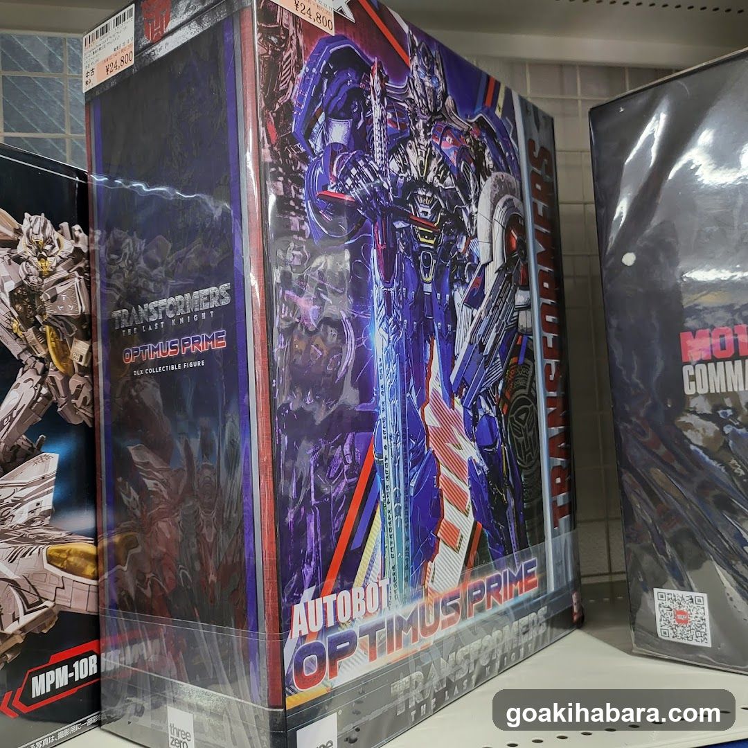 Transformers Collectible Figures on Shelf