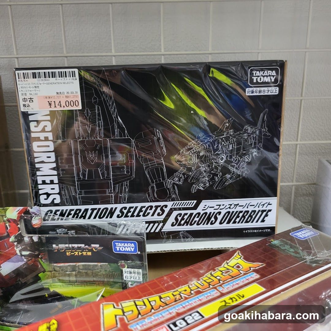 Transformers toys display