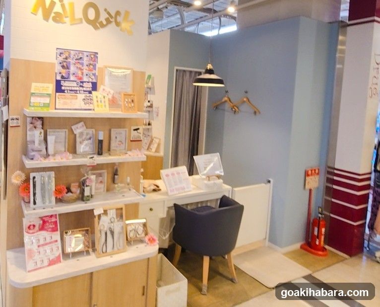 Nail Salon Interior Display