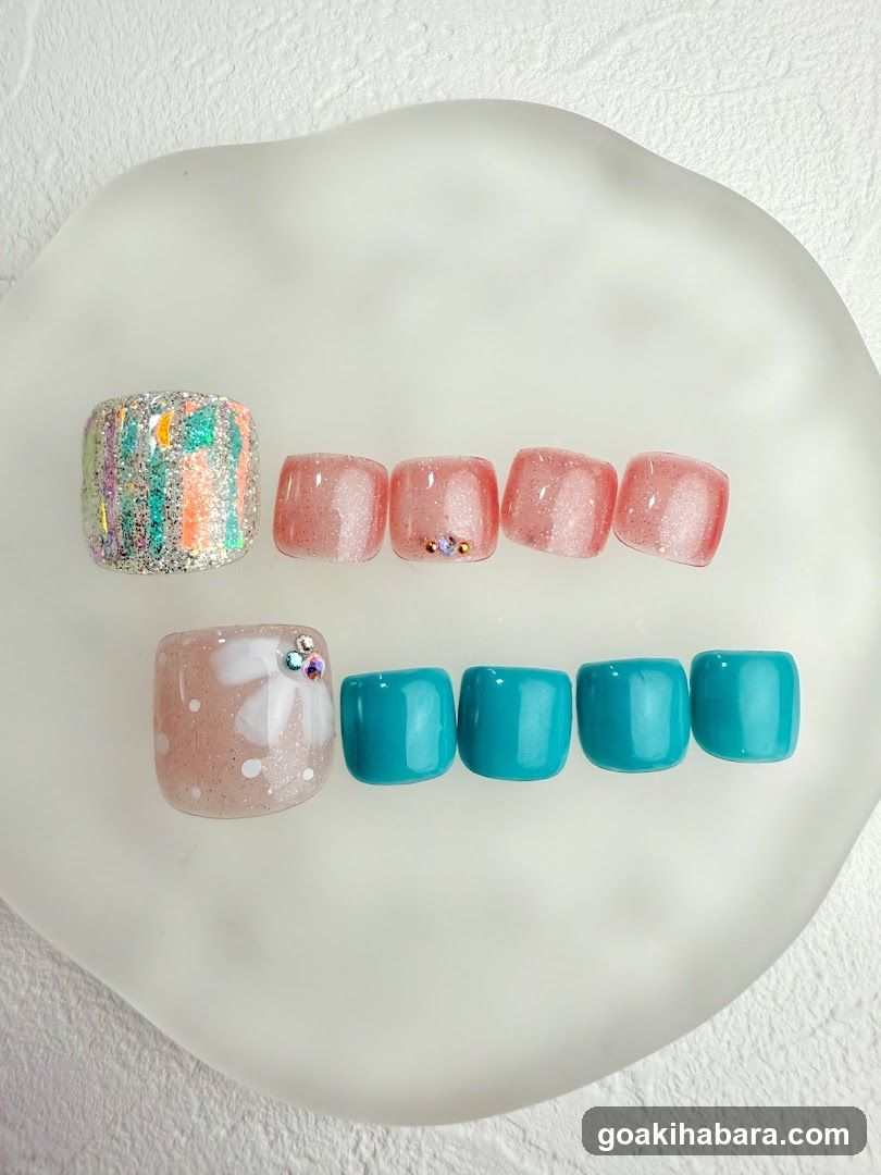 Press-on Nail Set Display