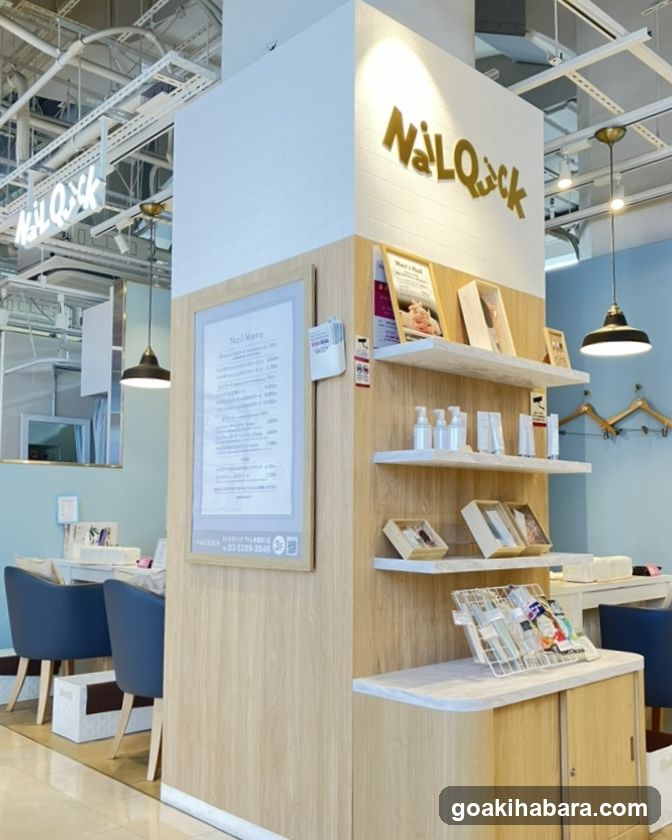 NailQuick Interior Display