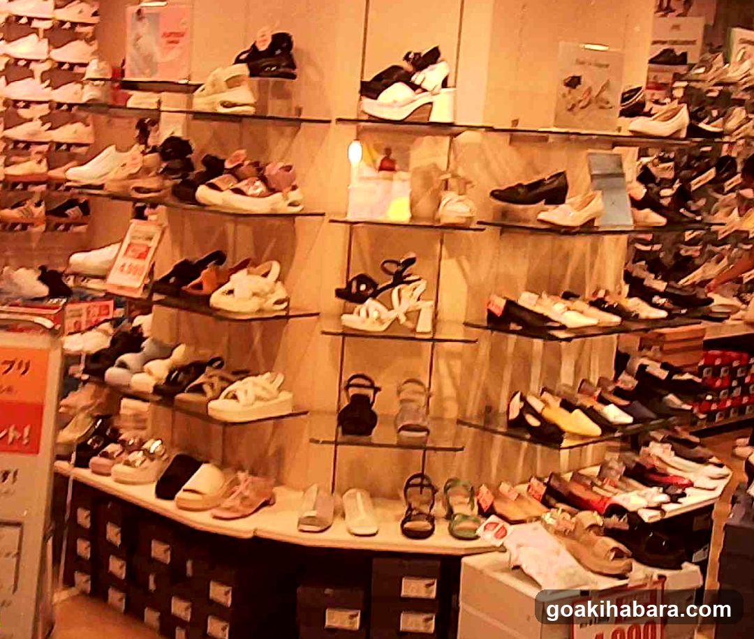 Shoe Store Interior Display