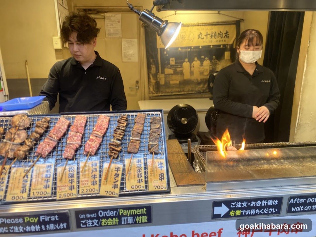 Grilled Beef Skewshops