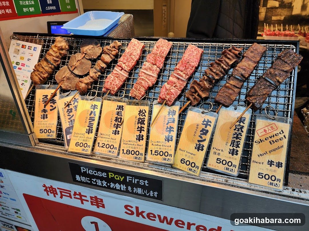 Grilled Skewers Display