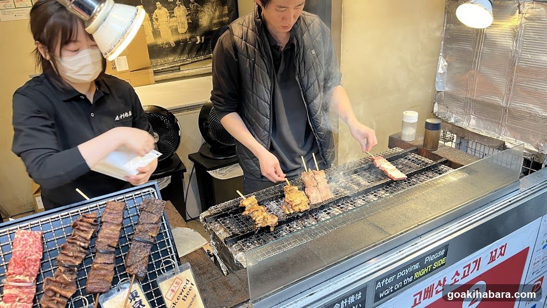 Grilled Skewts at a Street Stall