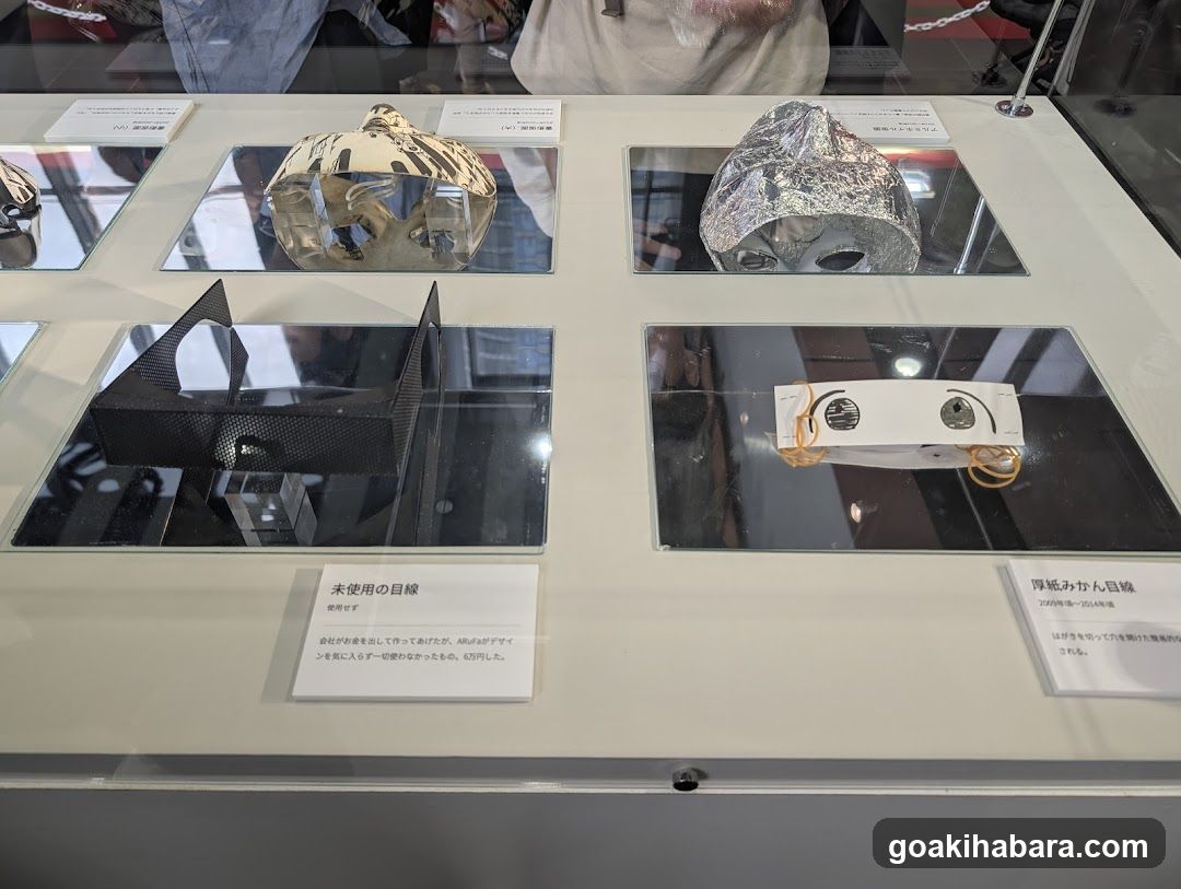 Exhibit Display Case with Various Objects