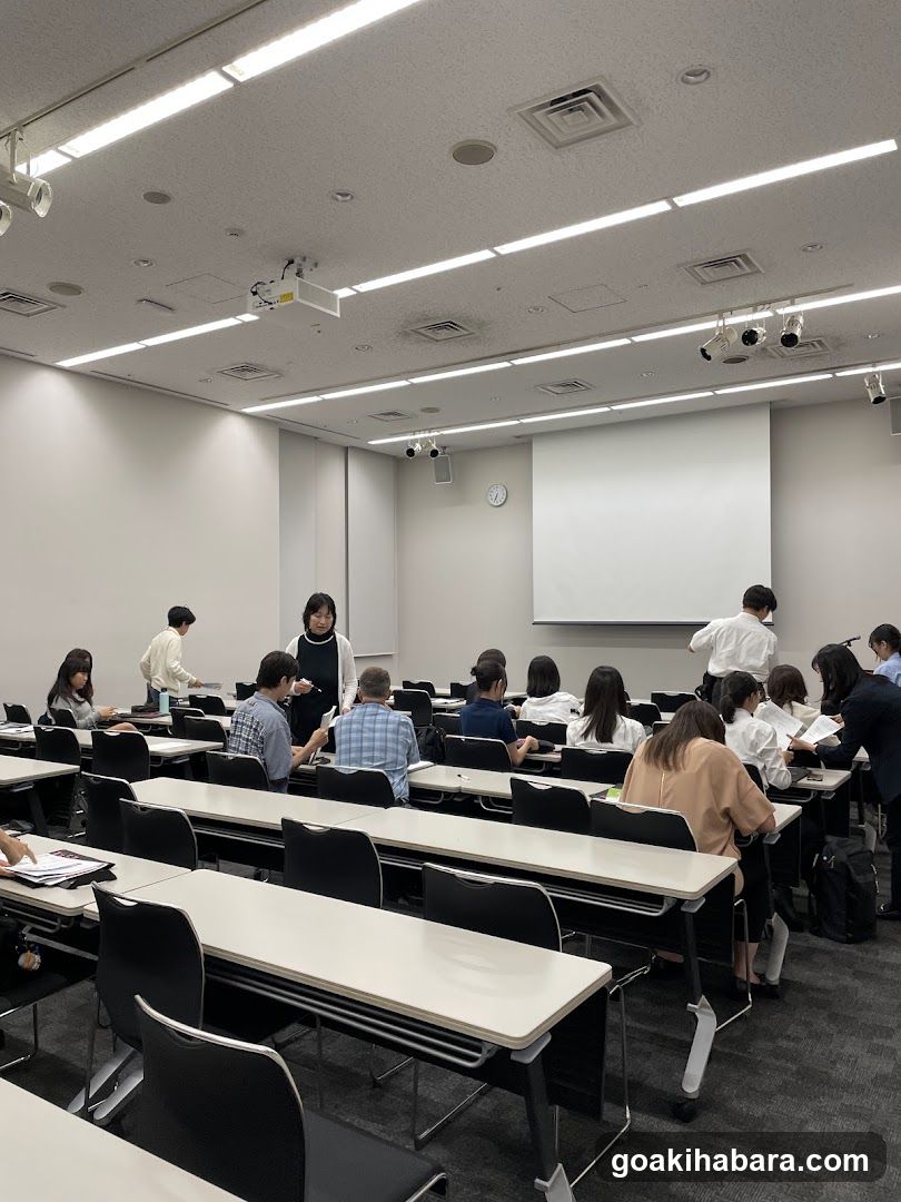 Classroom Interior with Students and Instructor