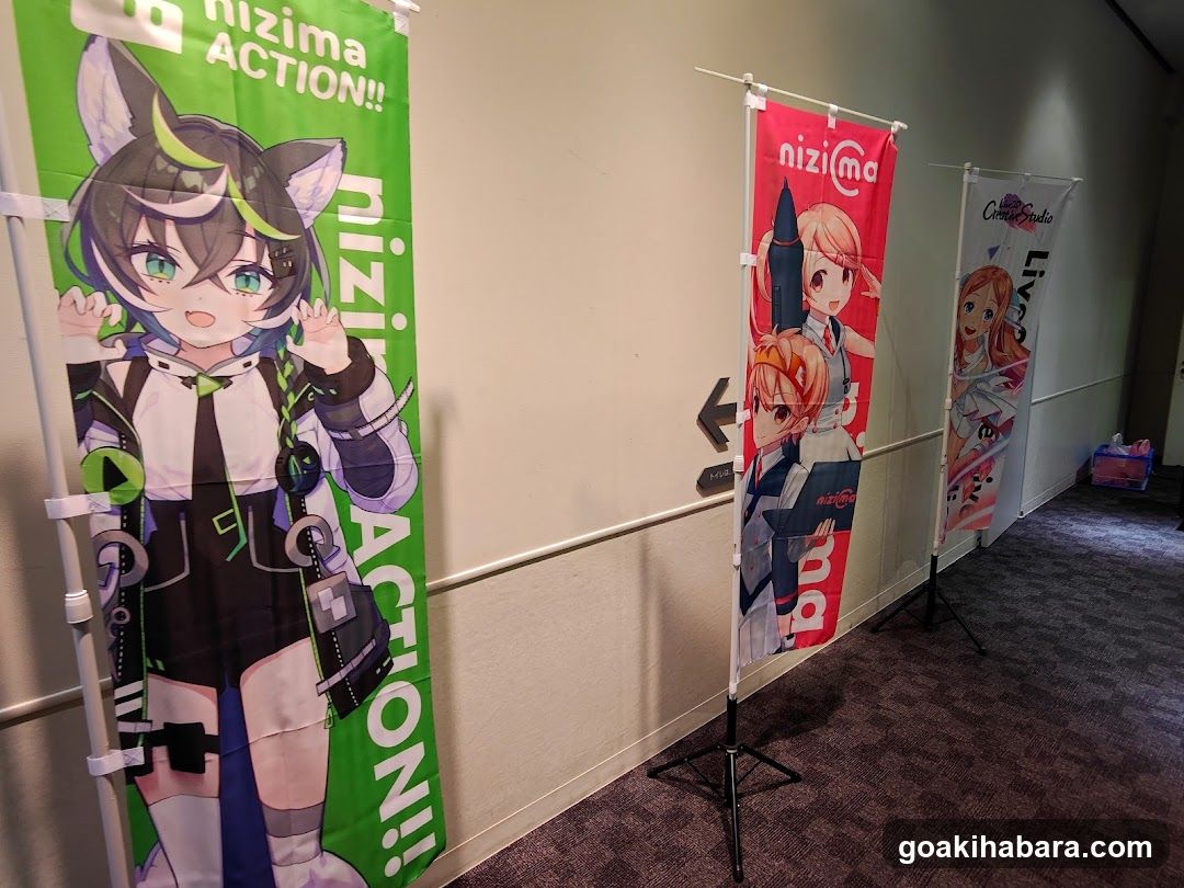 Anime Character Banners at Event