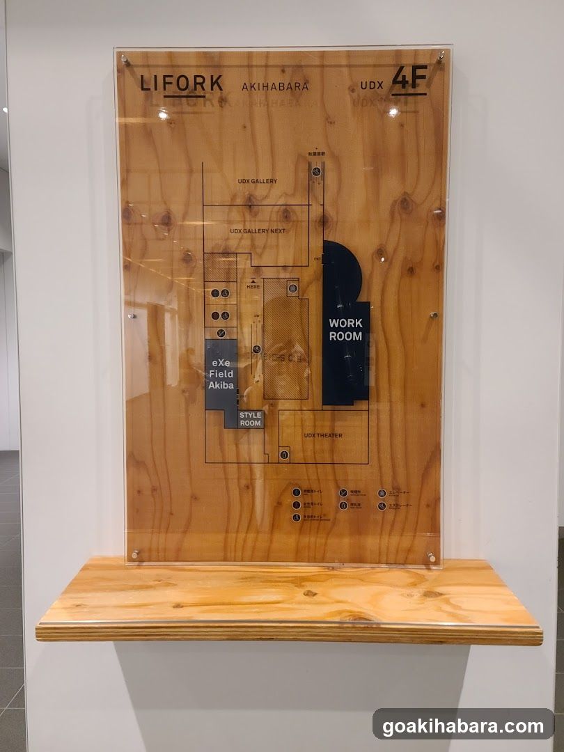 LIFORK Akihabara Floor Plan Display