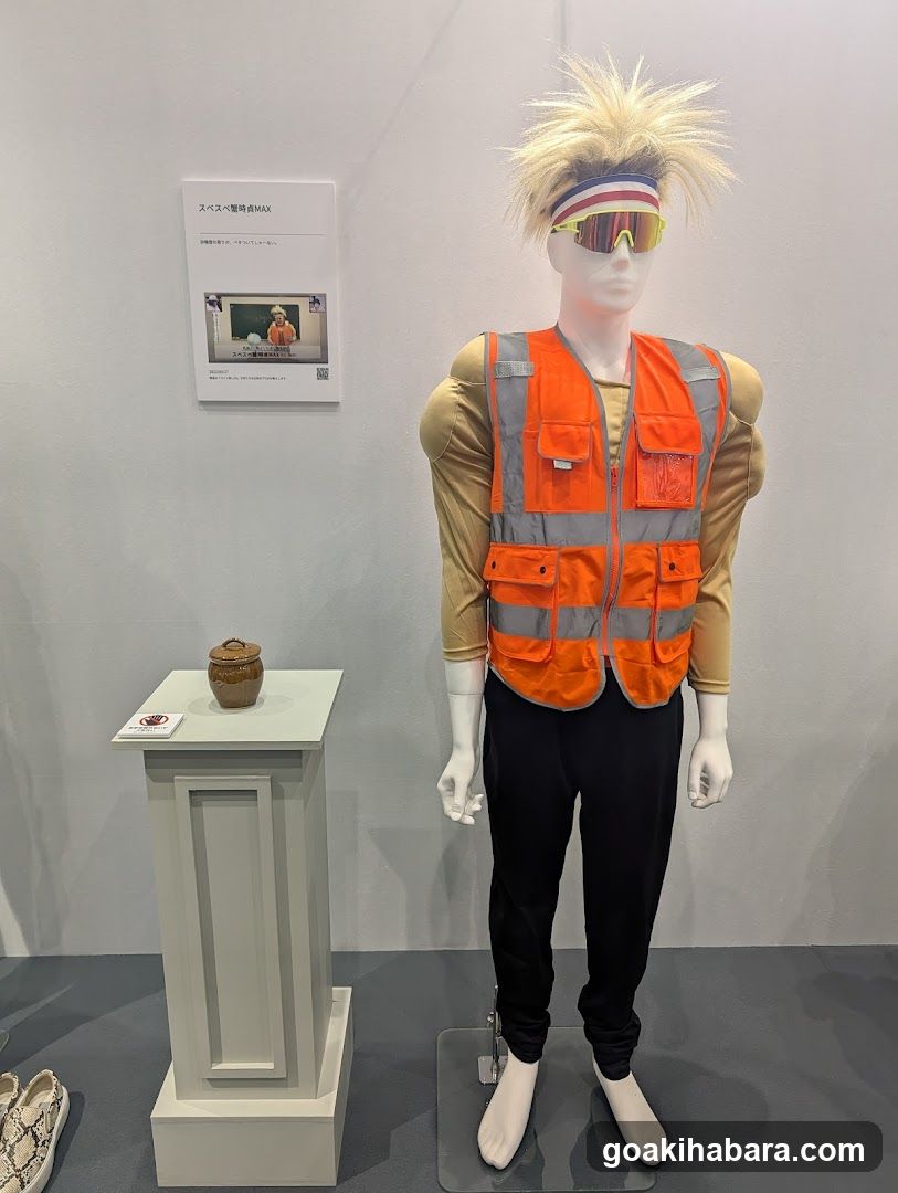 Exhibit Display with Mannequin and Artifact
