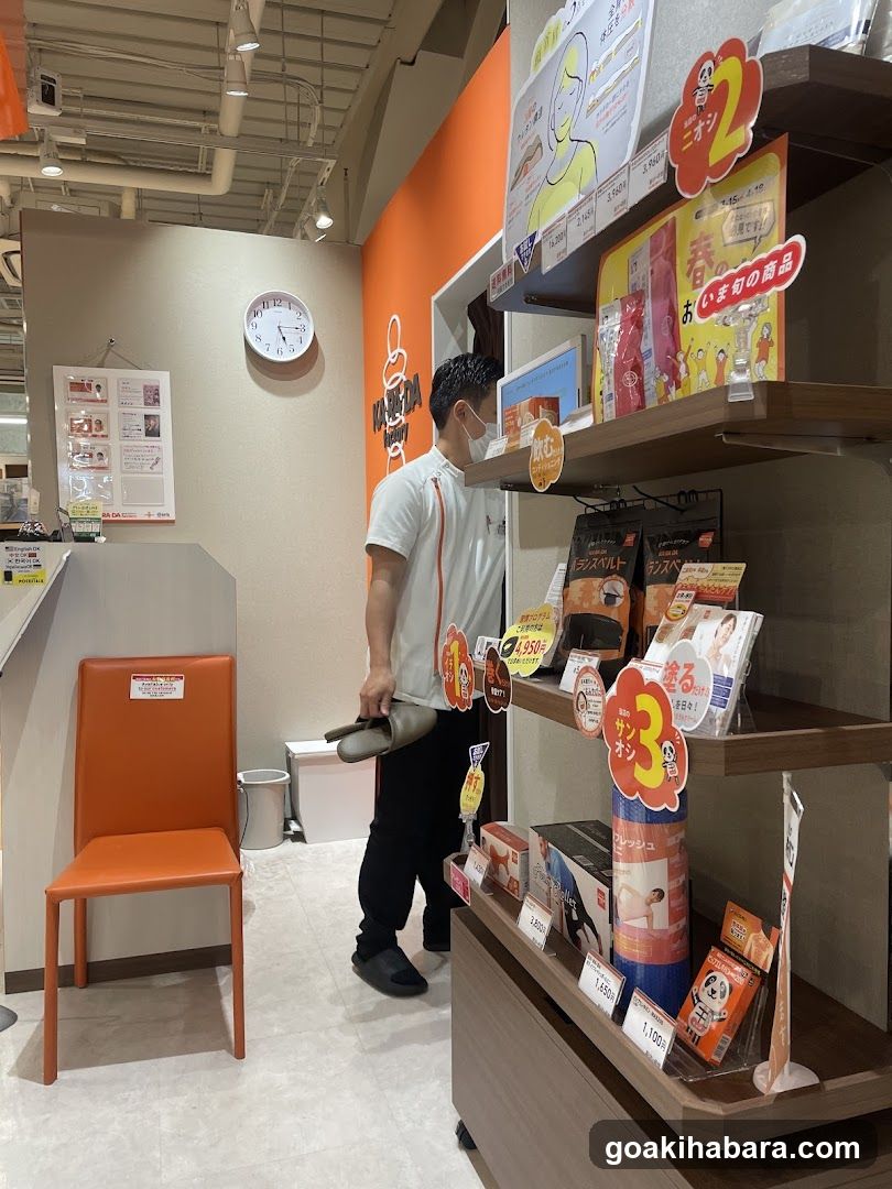 Store Interior with Staff and Products