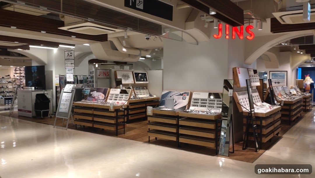 JINS Optics Store Interior