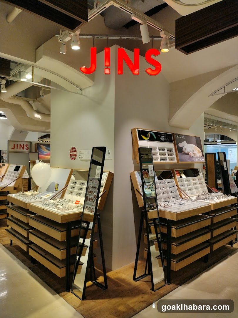 JINS Optics Store Interior