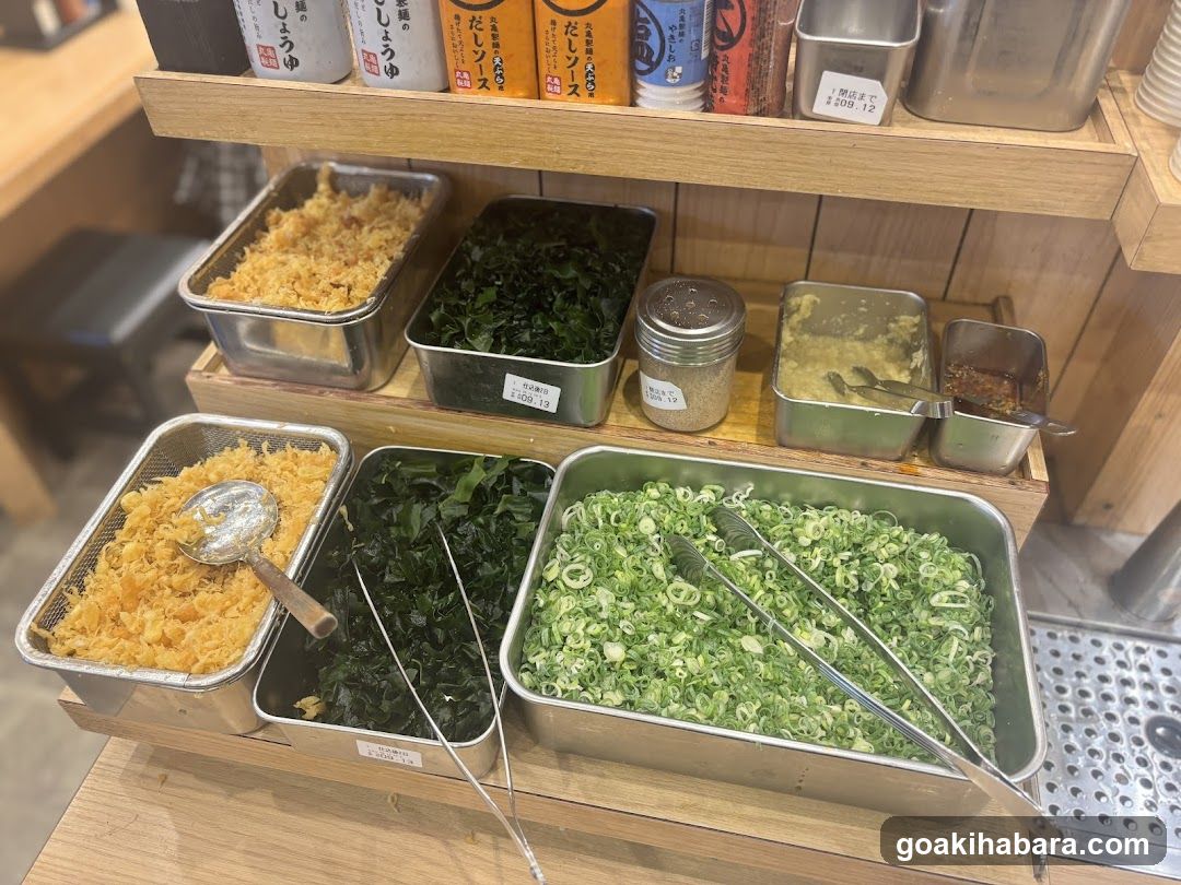 Sushi Shop Condiment Bar