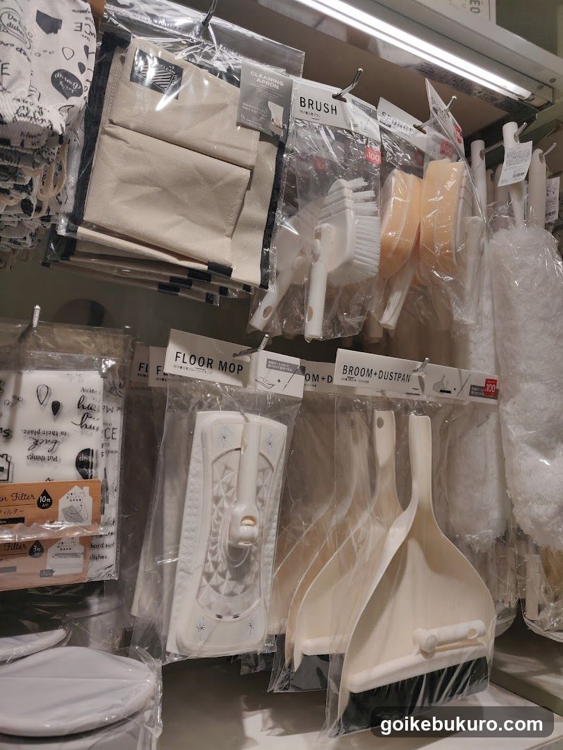 Cleaning Supplies Display